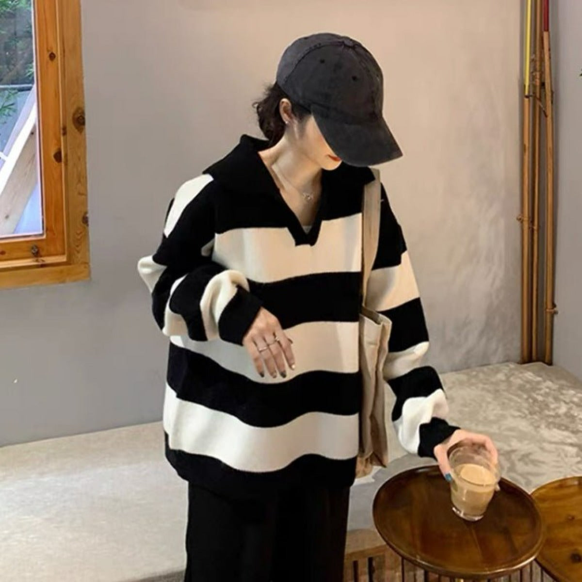 ポロネックセーター - momo collection